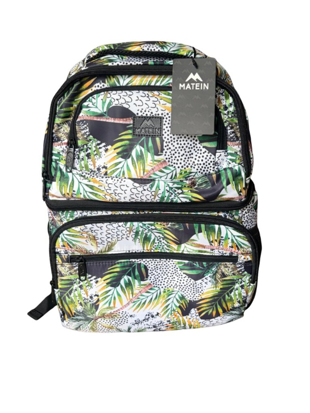 Matein Backpack Cooler, New w/ Tags, Jungle/Tropical Print, Lifetime Warranty